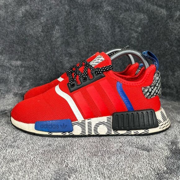 🖤 Adidas NMD_R1 Active Red/Black Men sz 5/ Women size 6 - Picture 1 of 8